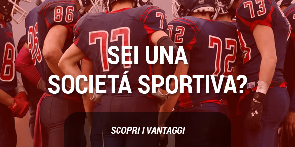 Sei una società sportiva?
