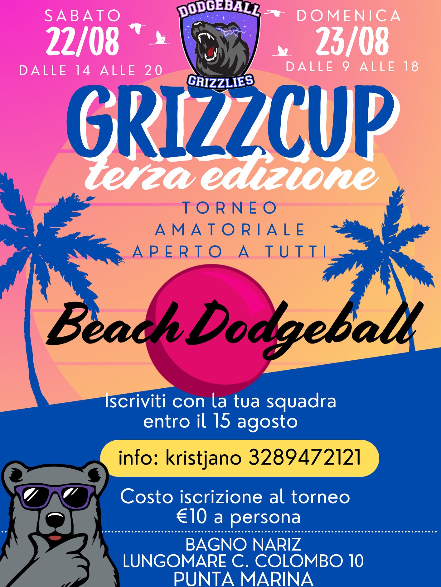 SUMMER GRIZZCUP 2026 TORNEO MARE